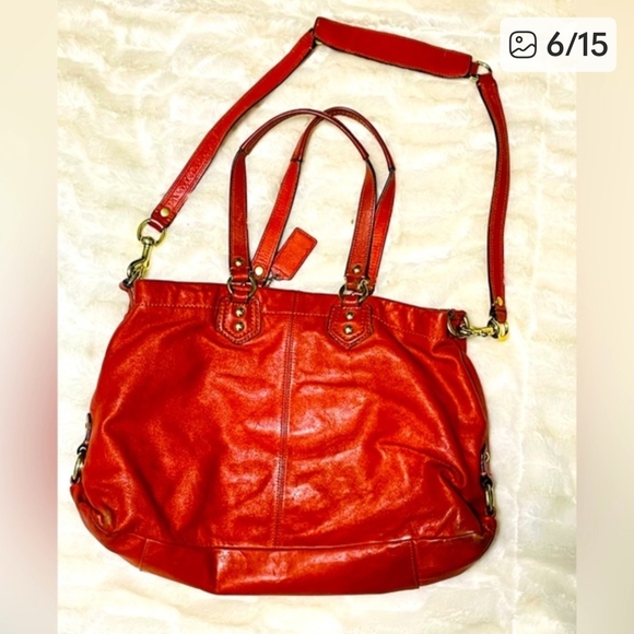 Coach Orange Women's Bag - Picture 6 of 11